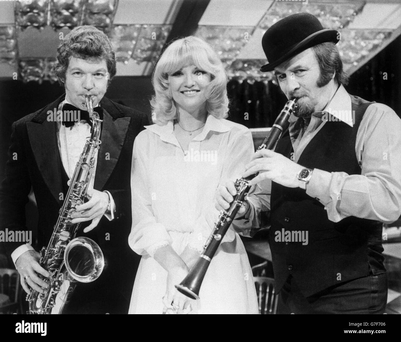 TV - An Evening With Dave Evans - Lyn Paul and Acker Bilk Stock Photo
