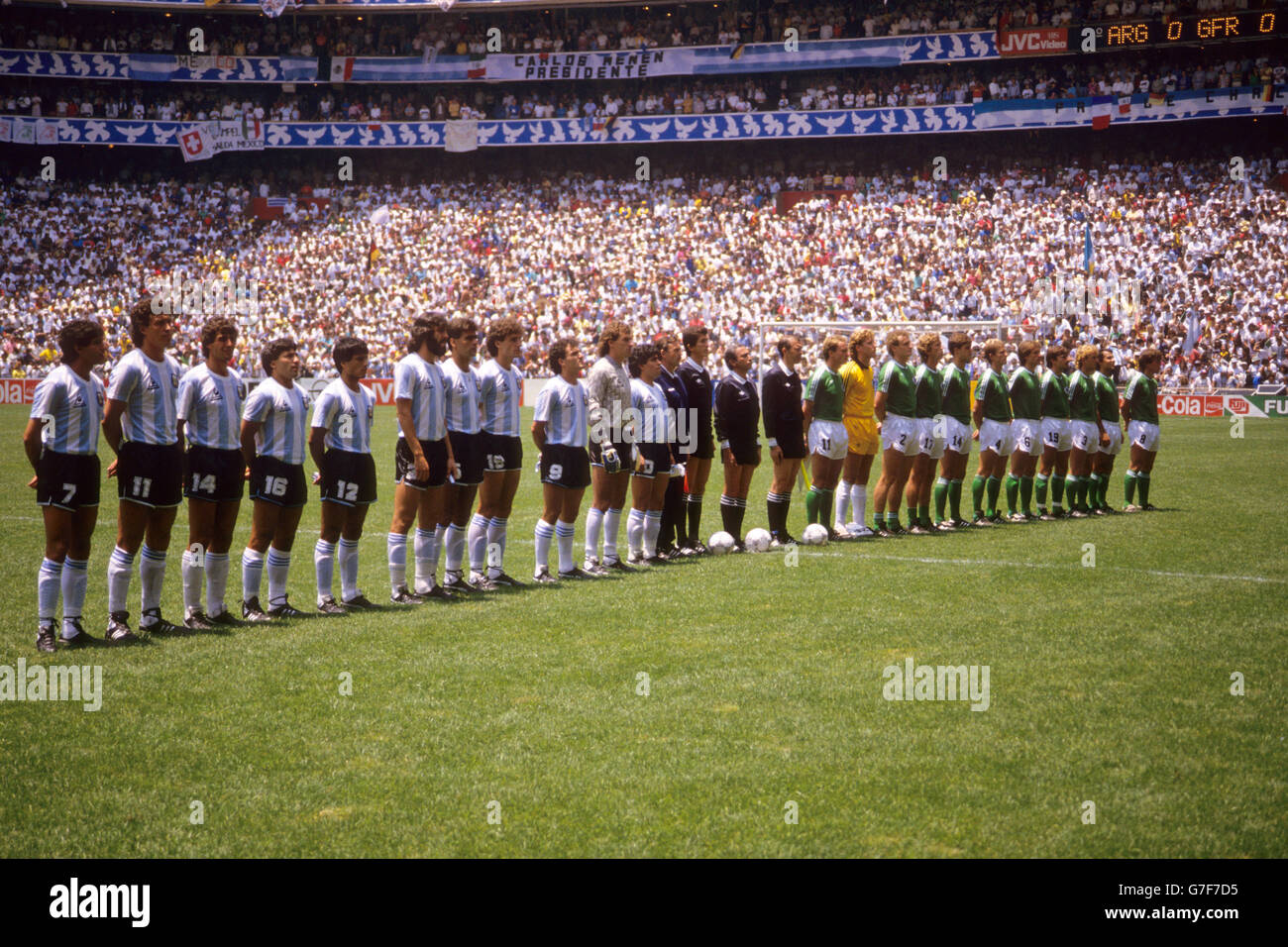 Soccer - 1986 FIFA World Cup Mexico 86 - Final - Argentina v West Stock