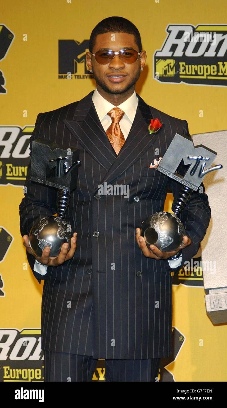 Usher MTV Europe Music Awards 2004 Stock Photo Alamy
