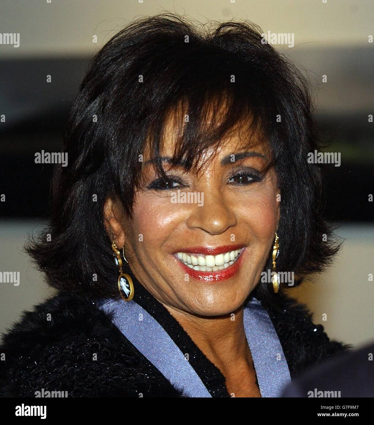 Dame Shirley Bassey at the World Honary Awards in the Wales Millennium ...