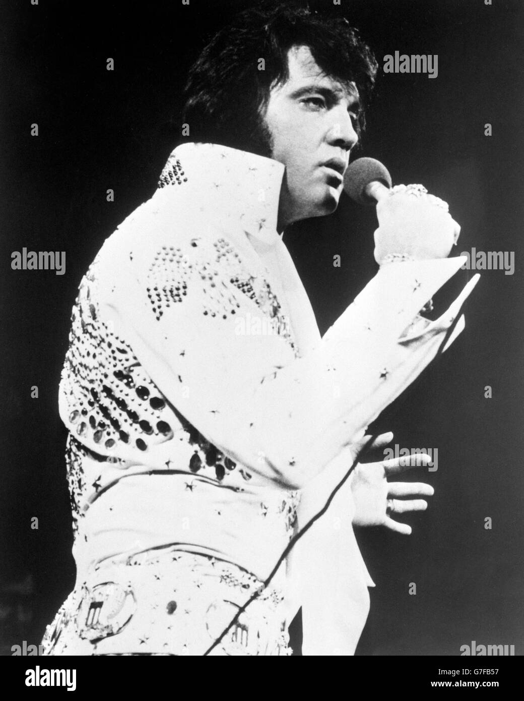 Elvis suit Black and White Stock Photos & Images - Alamy