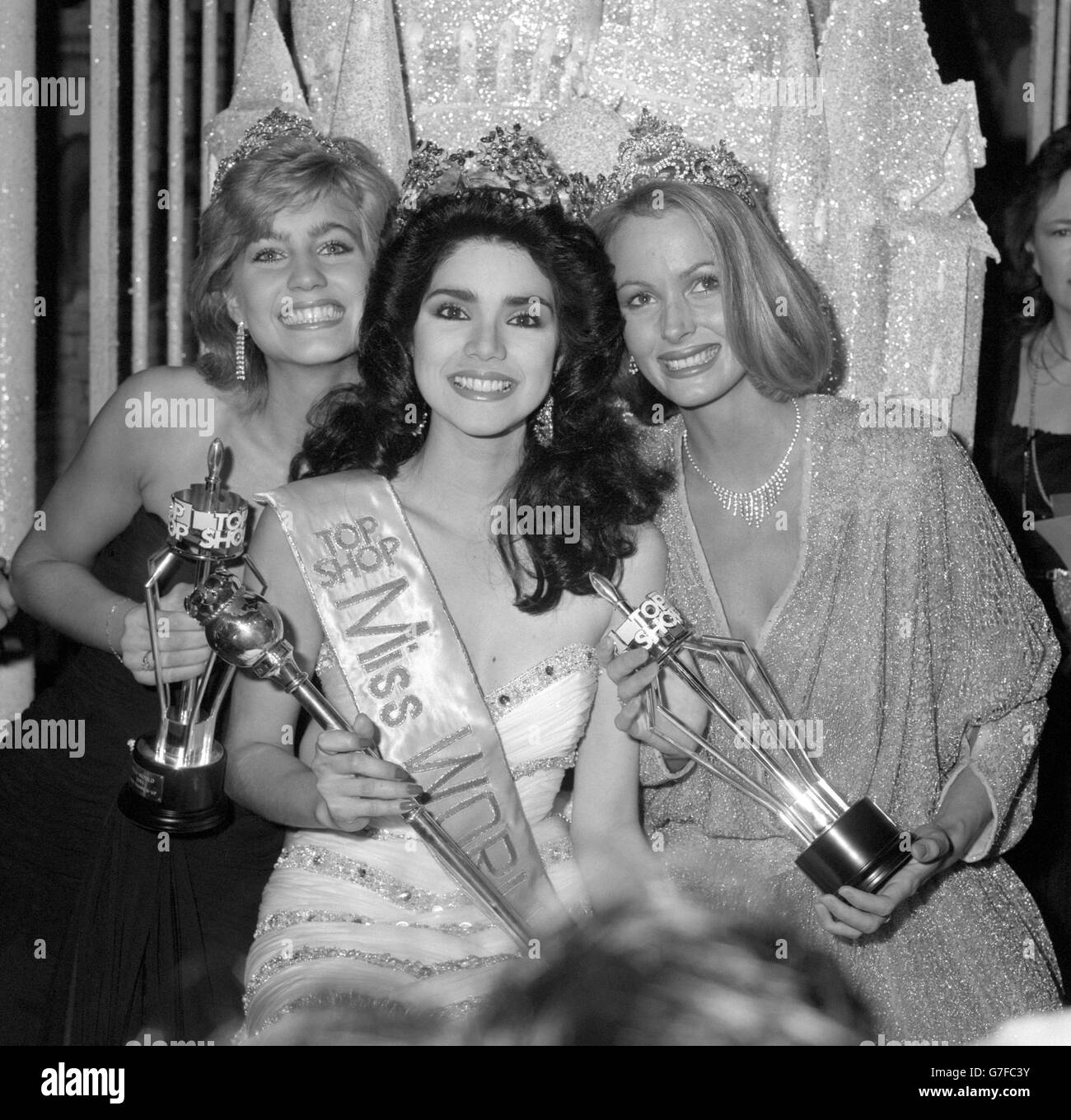 Miss World 1984 Stock Photo