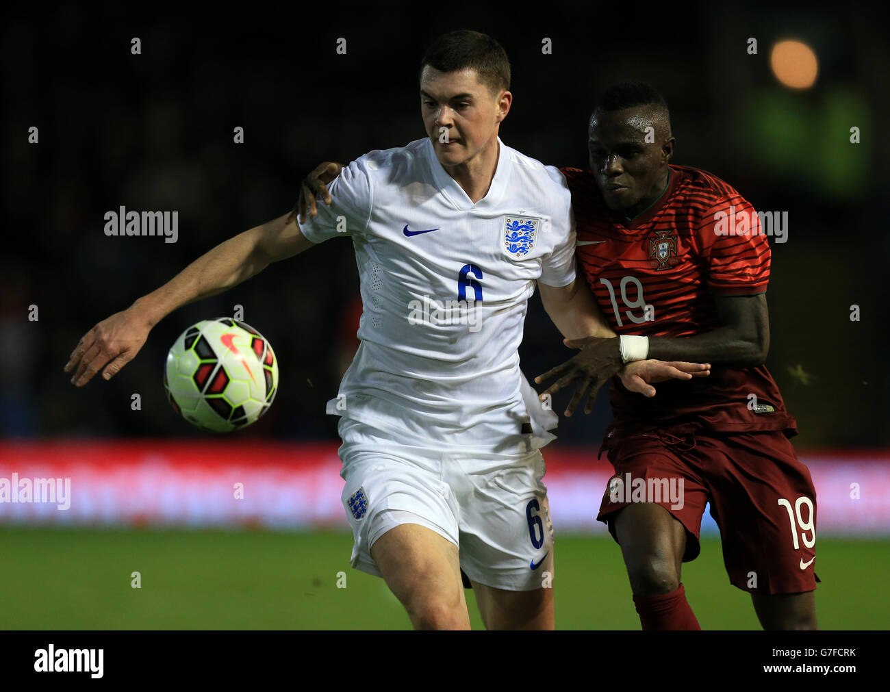 Soccer - International Under 21 Friendly - England v Portugal - Turf Moor Stock Photo