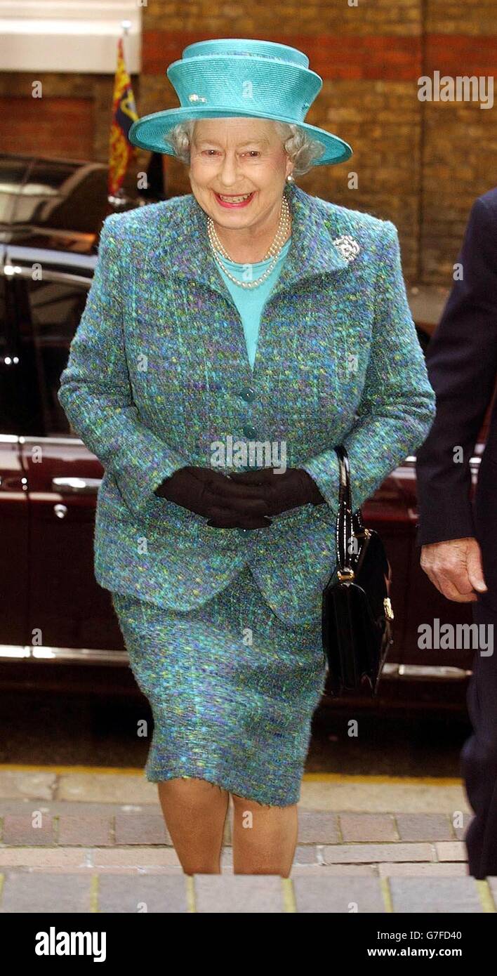 Queen Elizabeth II - Union Jack Club Stock Photo - Alamy