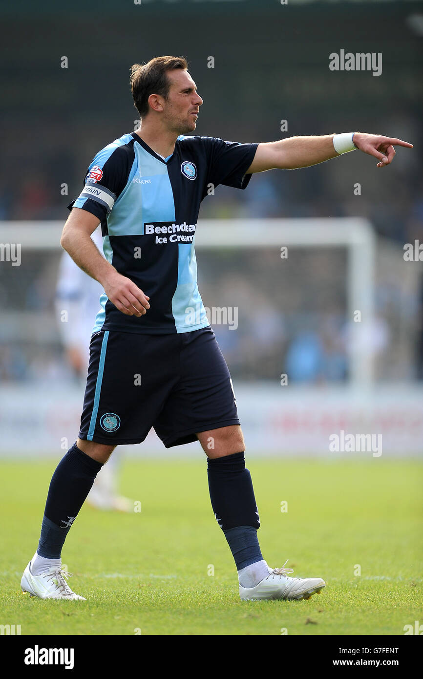 Soccer - Sky Bet League Two - Wycombe Wanderers v Bury - Adams Park Stock Photo