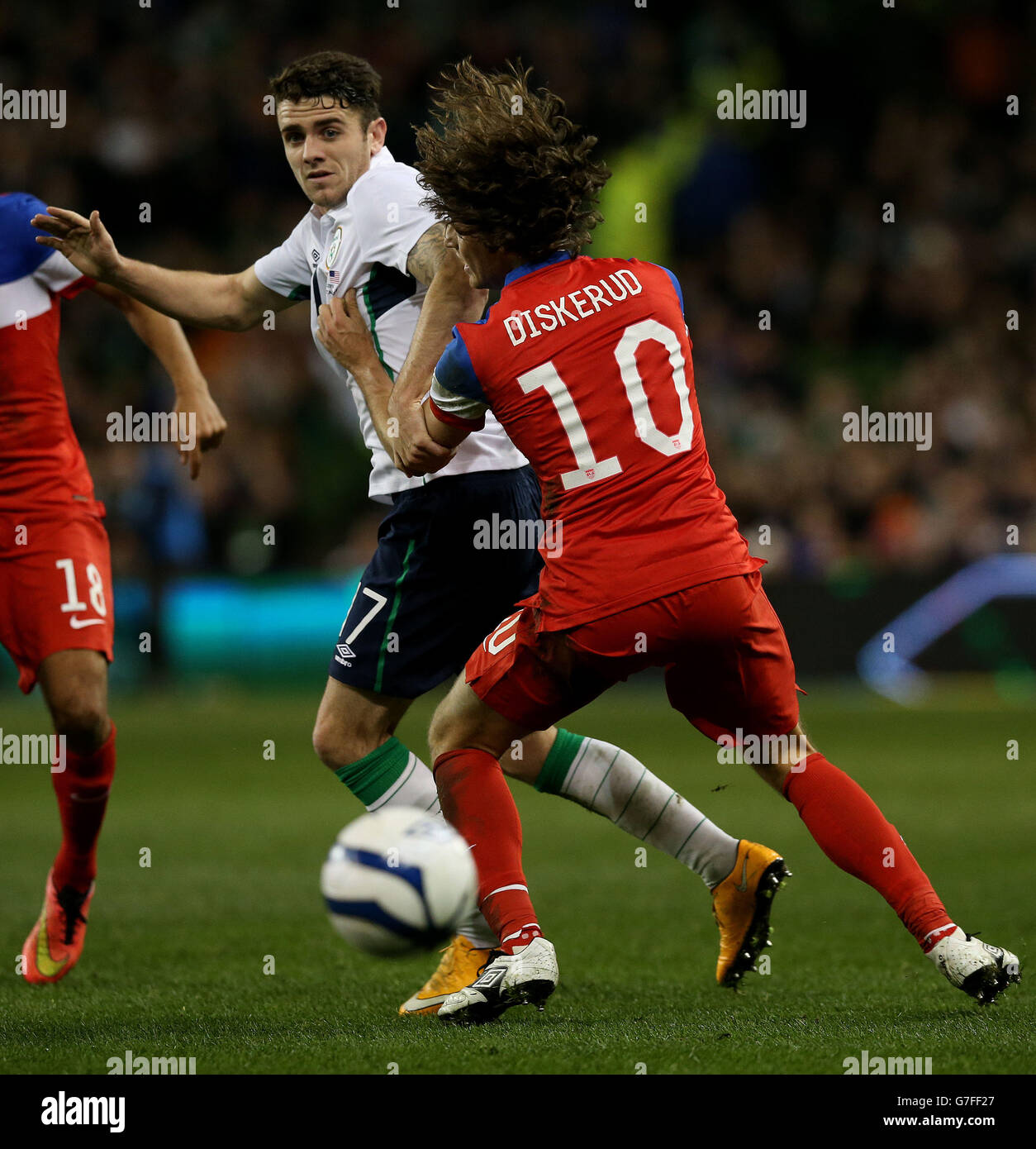 Soccer - International Friendly - Republic of Ireland v USA - Aviva Stadium Stock Photo