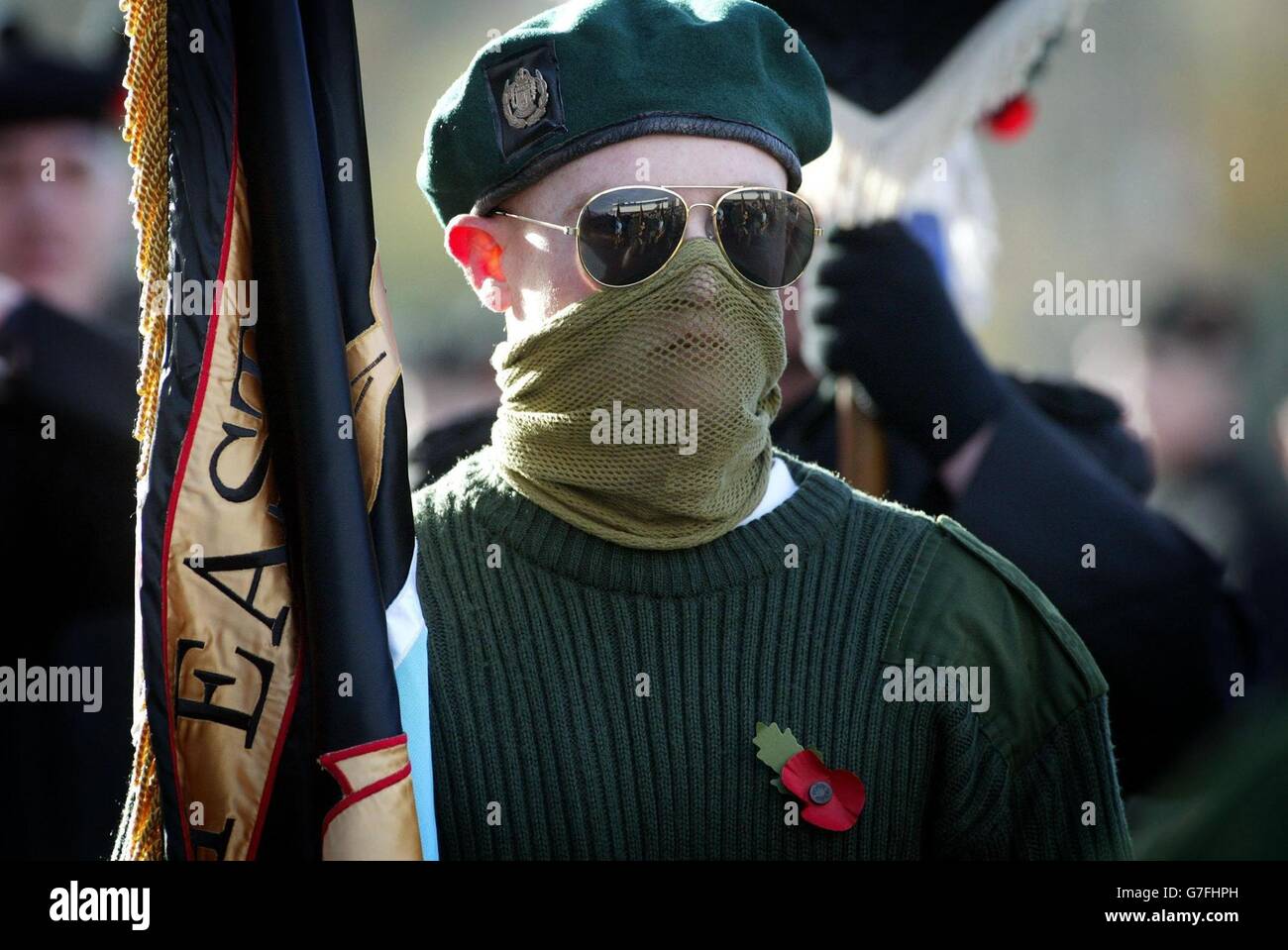 Ulster Defence Association Remembrance Day service Stock Photo Alamy