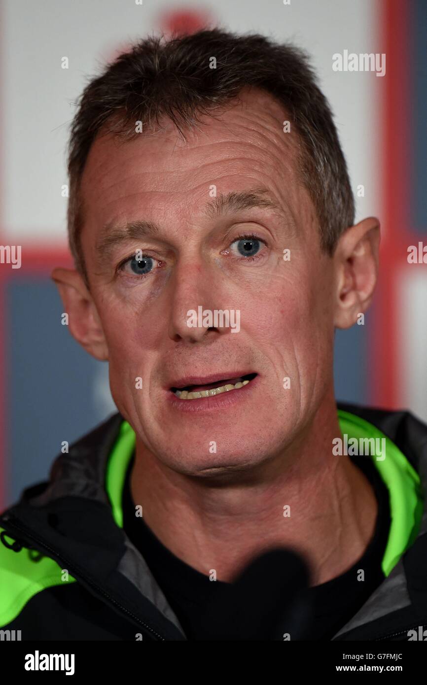 Rugby Union - Wales Team Announcement - Wales v Australia - Millenium Stadium Stock Photo