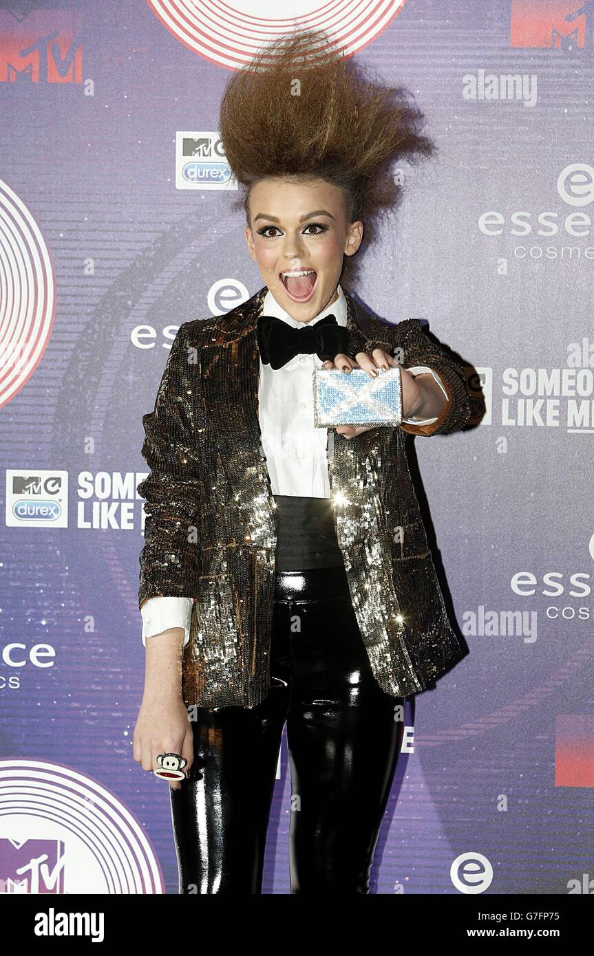 MTV Europe Music Awards - Arrivals - Glasgow. Tallia Storm arriving for