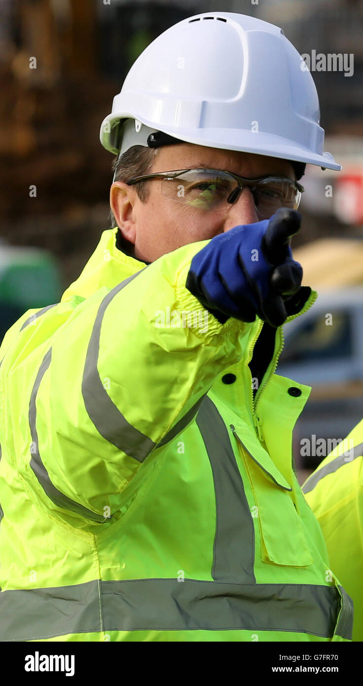 Road-building programme Stock Photo