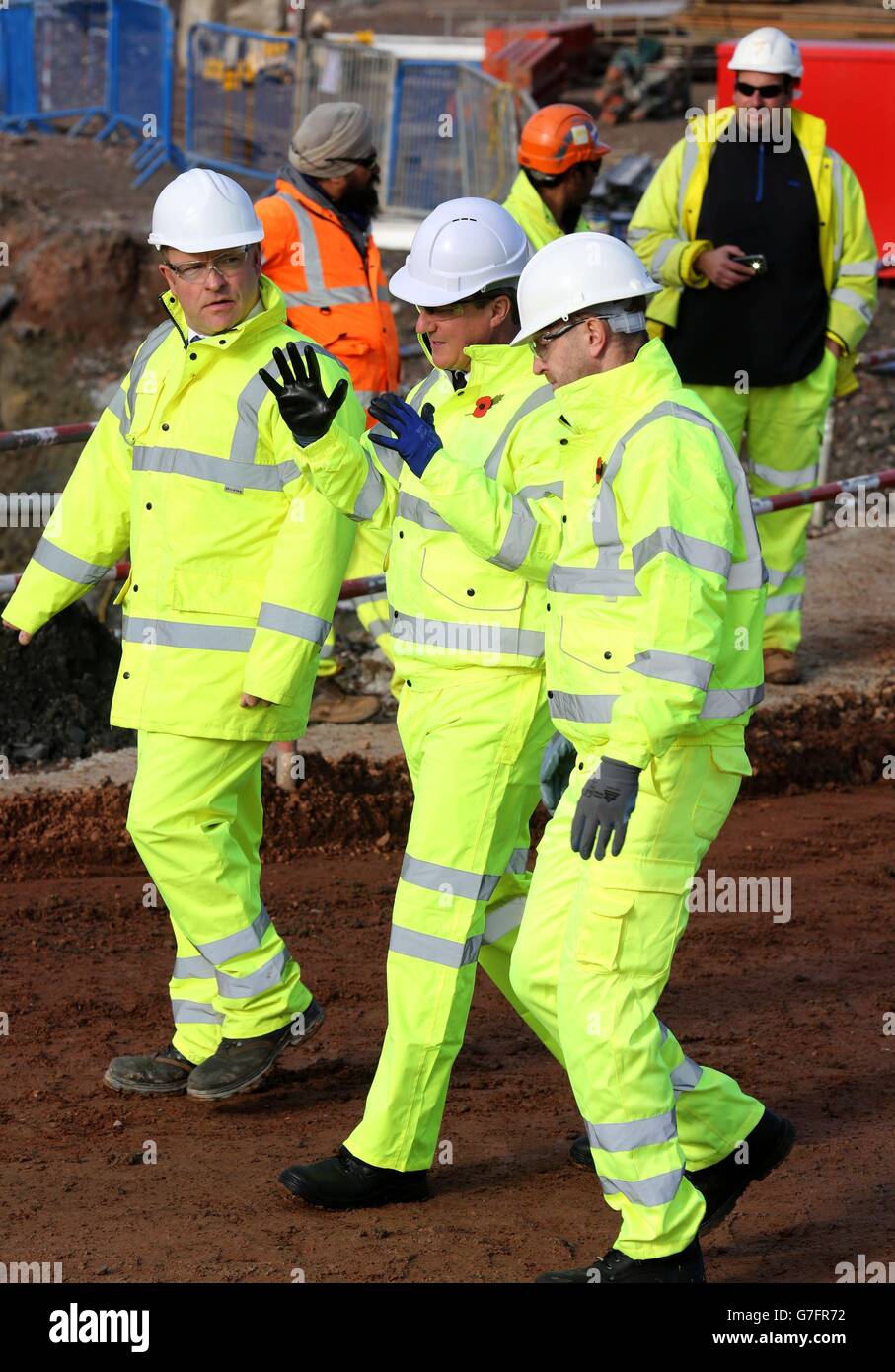 Road-building programme Stock Photo