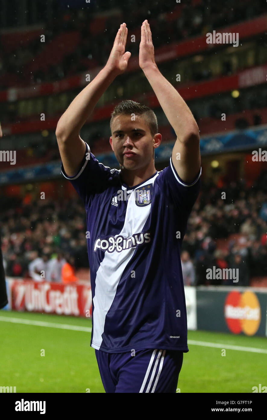 Autographe Original Leander Dendoncker - RSC Anderlecht - Signé En Personne