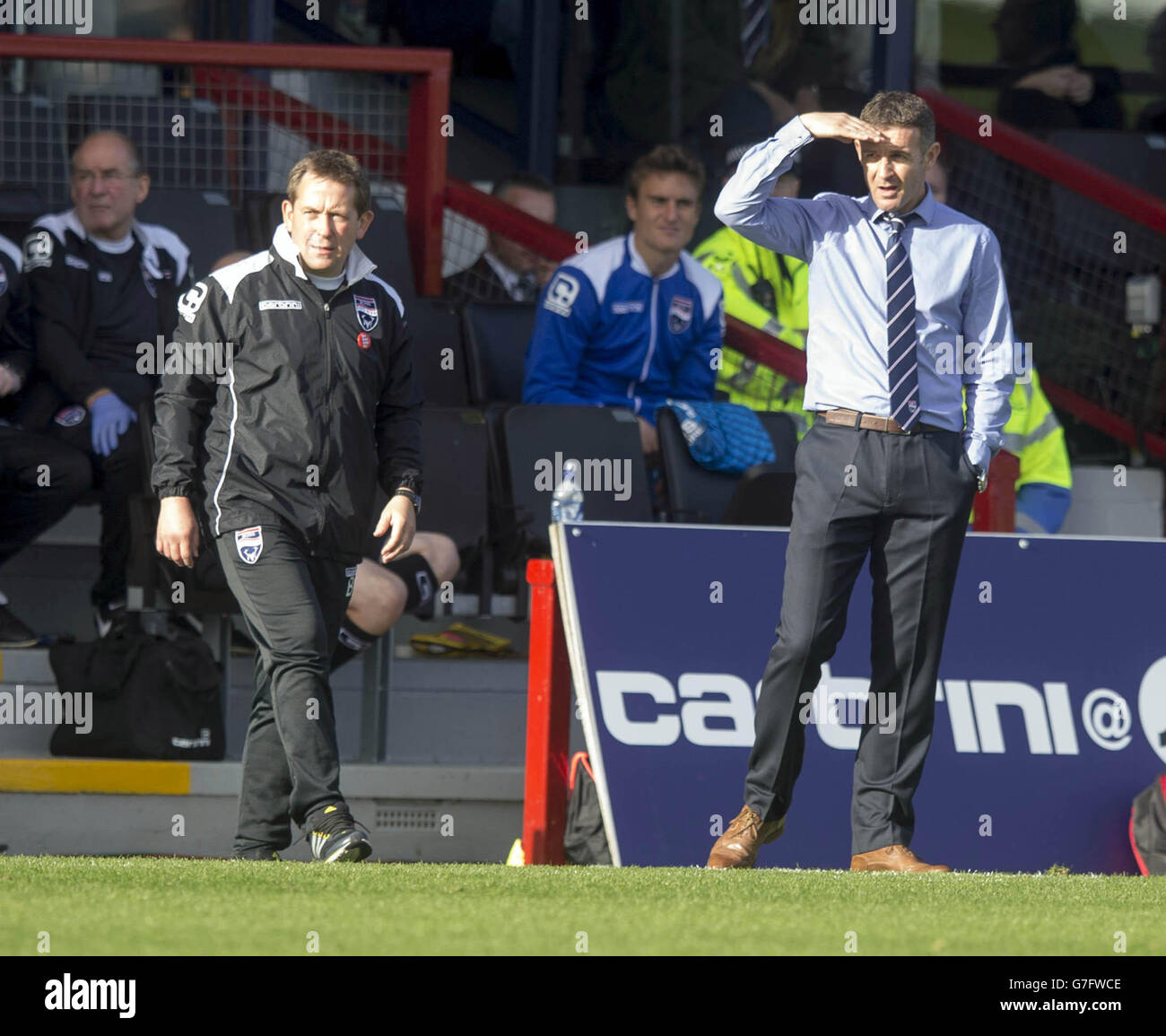 Soccer - SPFL Premiership - Ross County v Celtic - Victoria Park Stock Photo