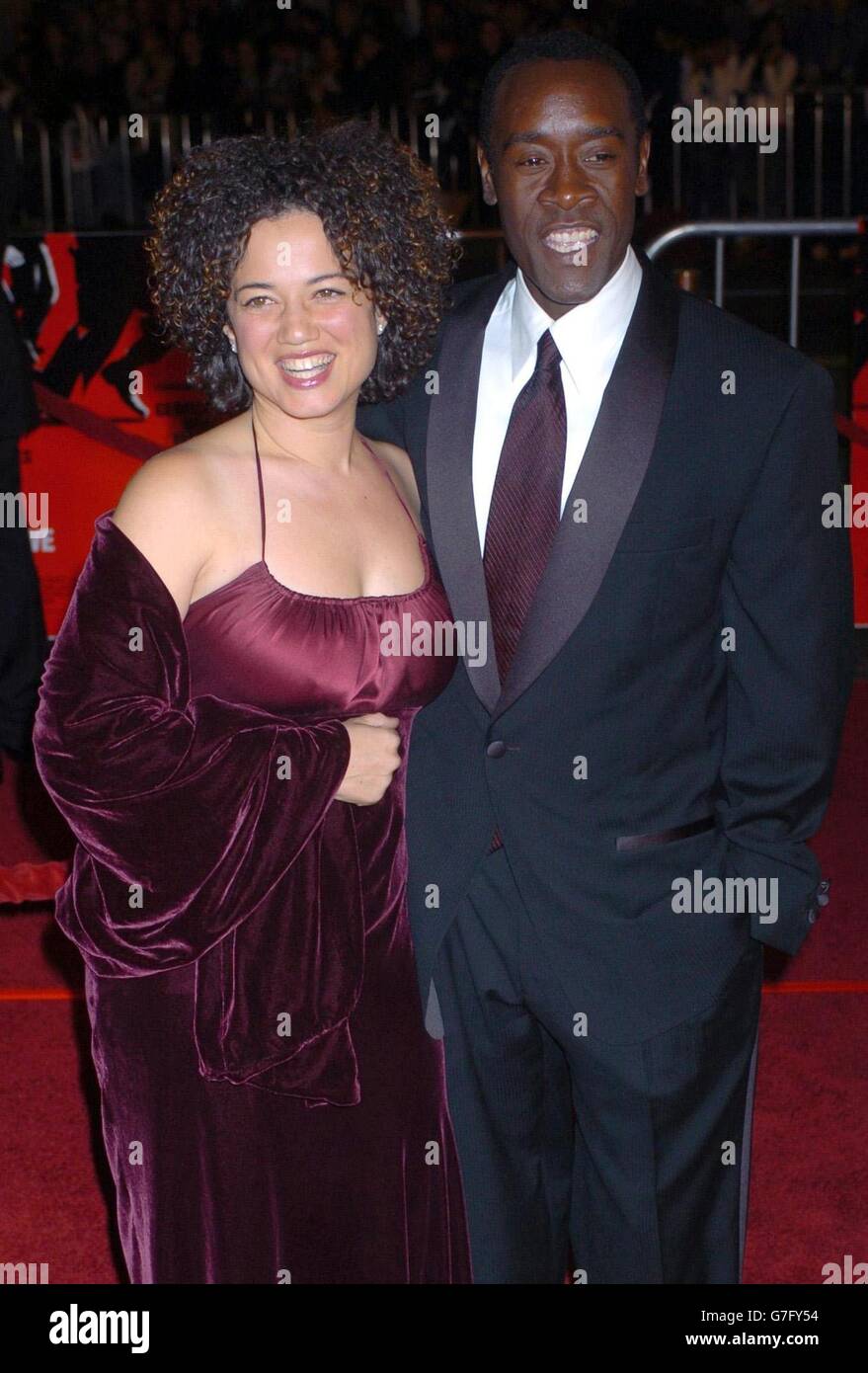 Don Cheadle arrives for the premiere of Ocean's Twelve at the Grauman's Chinese Theatre in Hollywood, California. Stock Photo