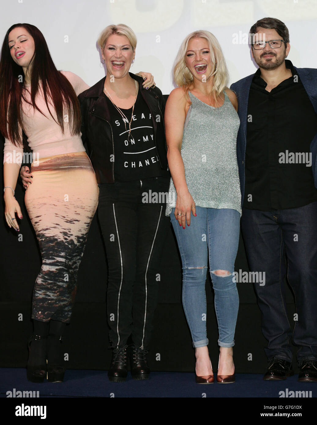 S Club 7 Announcement London Stock Photo Alamy