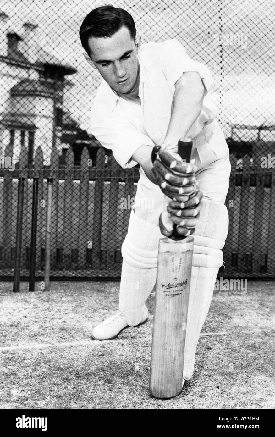 Cricket Australia Ian Craig. Batsman Ian Craig, 17, of New South