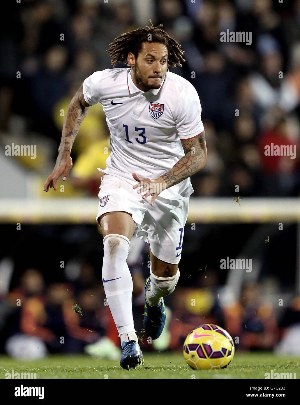 Soccer - International Friendly - Colombia v USA - Craven Cottage. USA's Jermaine Jones Stock Photo