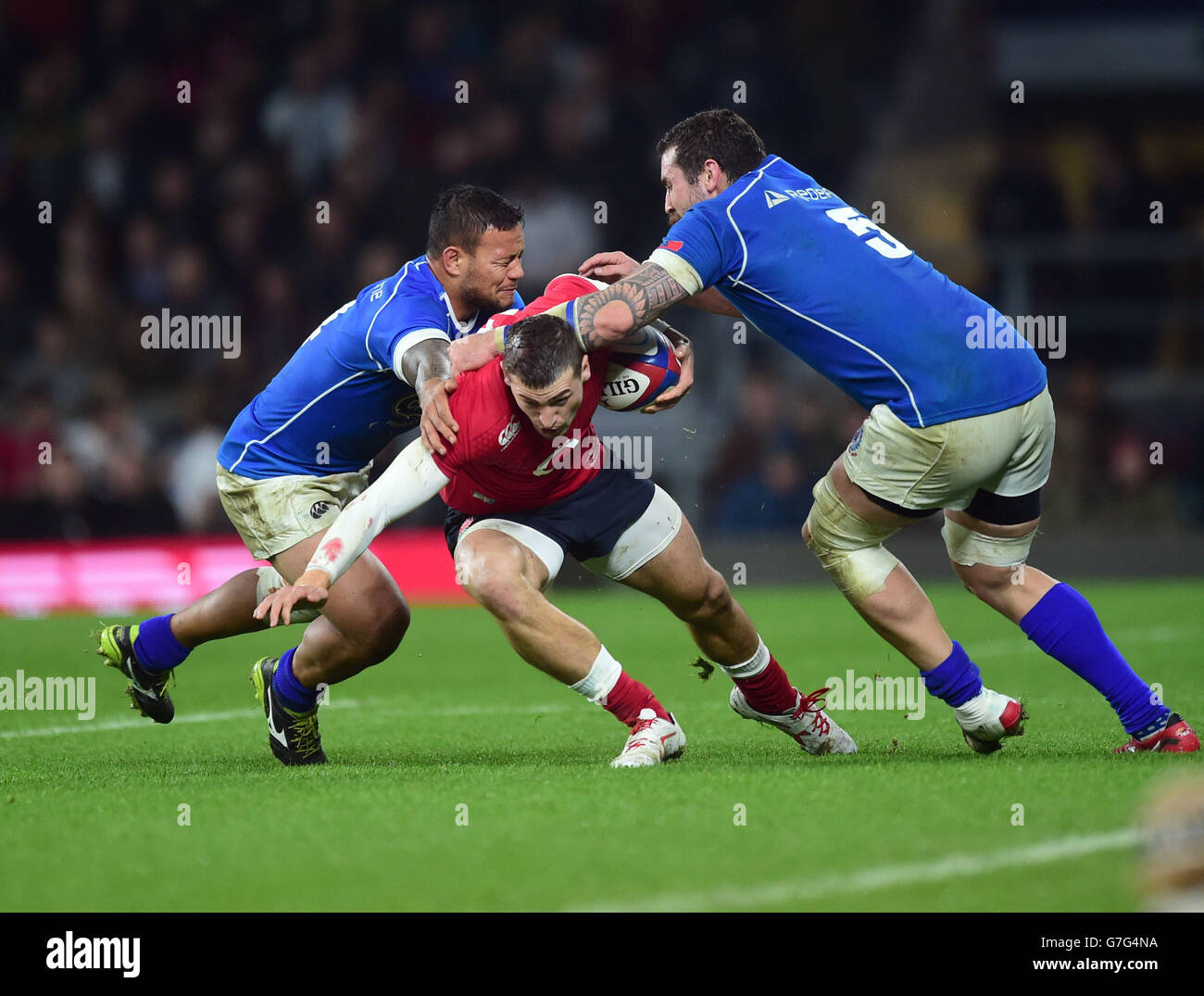 Rugby Union - QBE International 2014 - England v Samoa - Twickenham Stock Photo