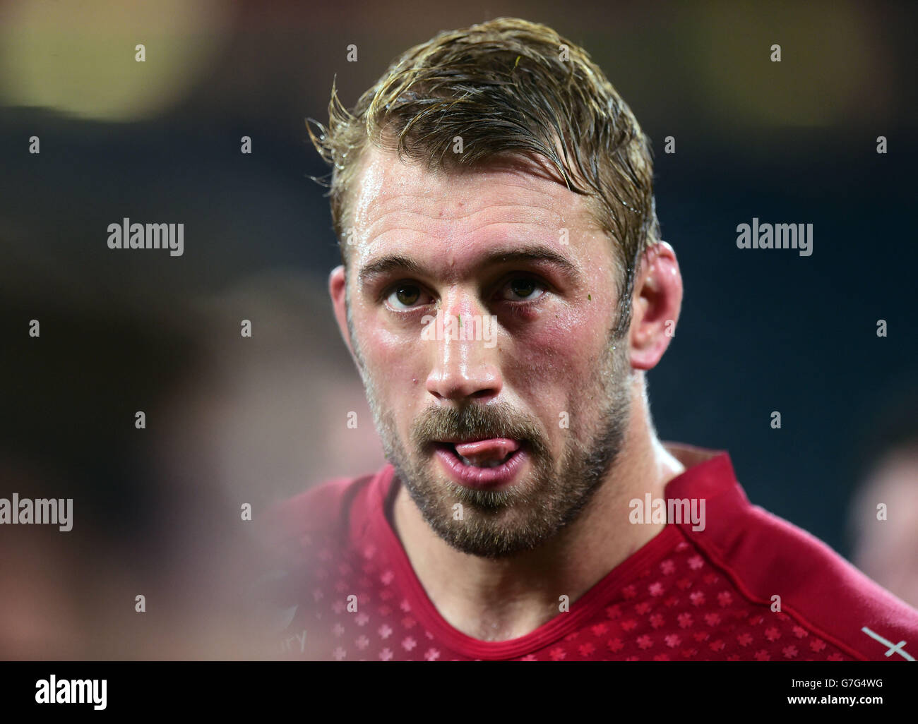 England's Chris Robshaw during the QBE International match at Twickenham, London. PRESS ASSOCIATION Photo. Picture date: Saturday November 22, 2014. See PA Story RUGBYU England. Photo credit should read: Adam Davy/PA Wire. Stock Photo