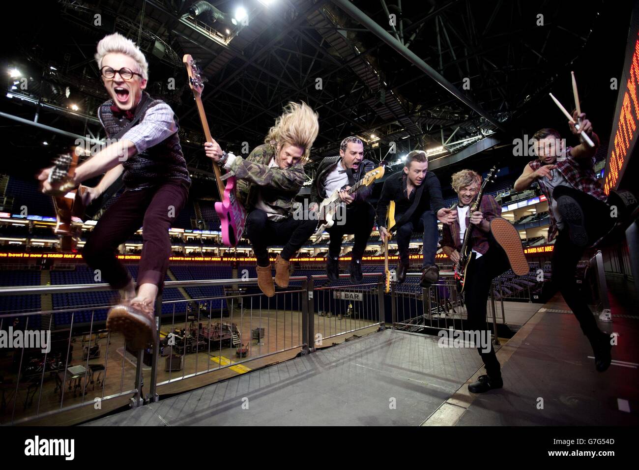 Tourplay and McBusted Live DVD launch - London Stock Photo