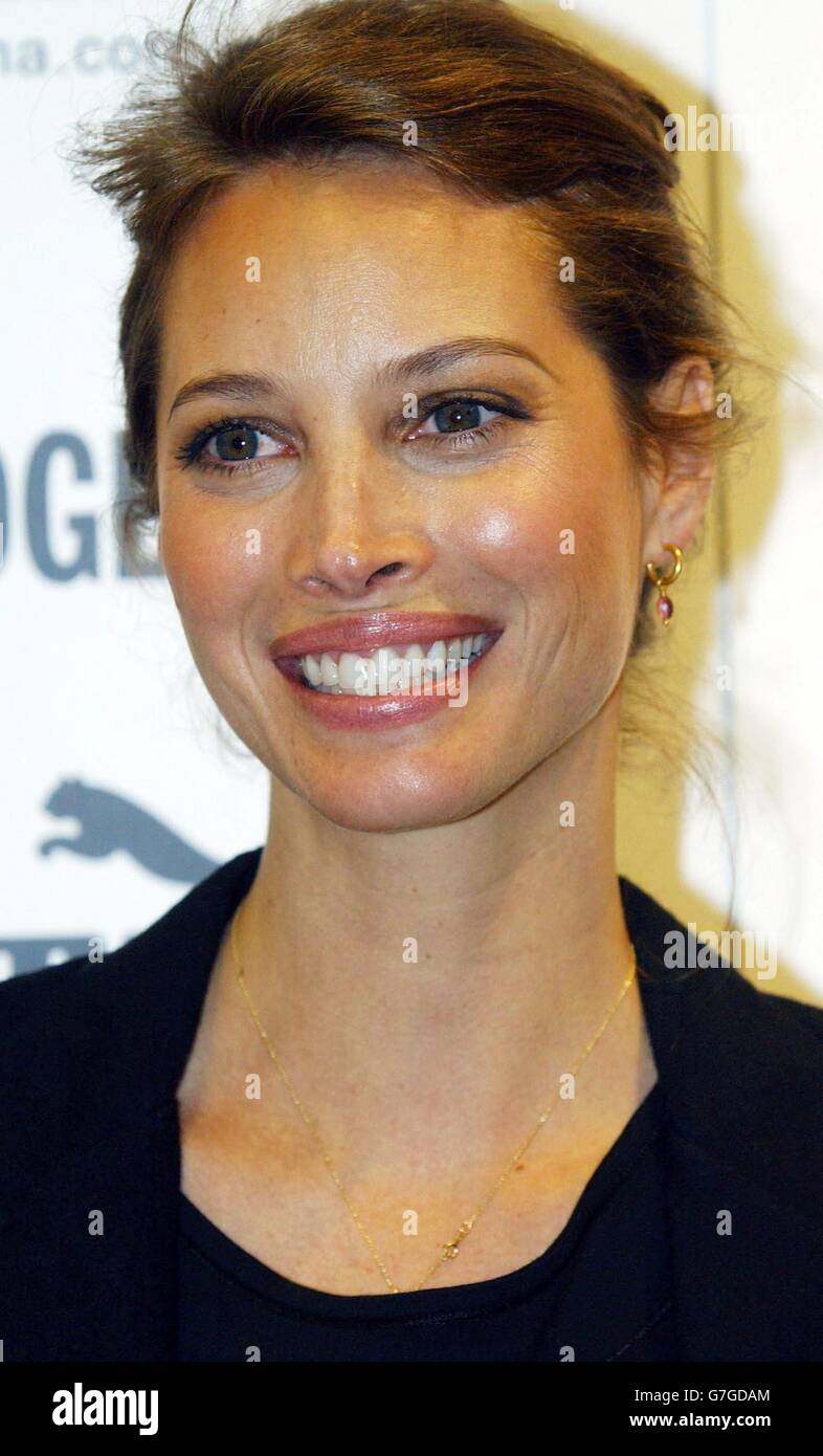 Puma Nuala Christy Turlington Stock Photo - Alamy