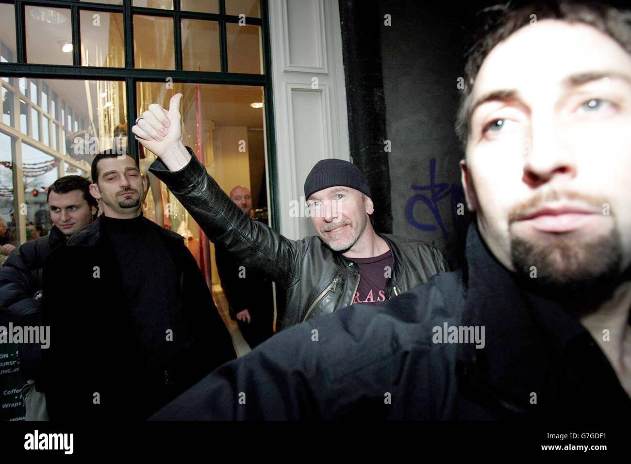 U2 Guitarist The Edge Pictured Arriving At The Gaiety Theatre, Dublin 