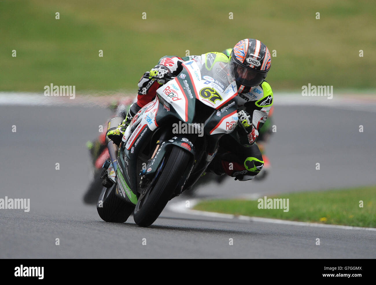 Motor Sport - 2014 MCE Insurance British Superbike Championship - Round 5 - Brands Hatch. Shane Byrne, Kawasaki - Rapid Solicitors Kawasaki Stock Photo