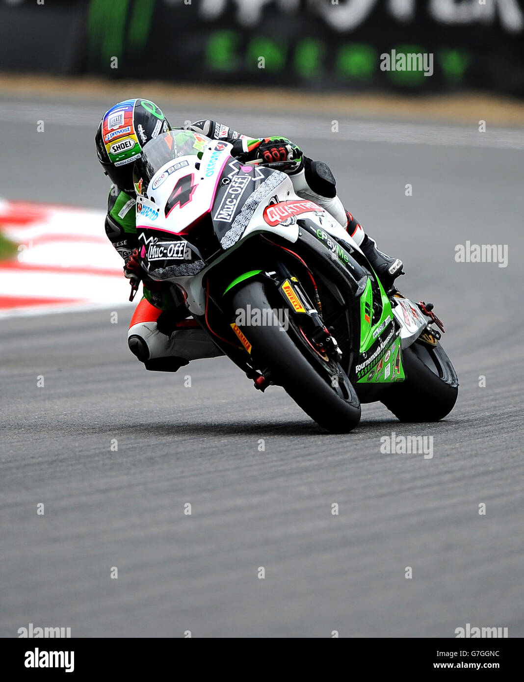 Motor Sport - 2014 MCE Insurance British Superbike Championship - Round 5 - Brands Hatch. Dan Linfoot, Kawasaki - Quattro Plant Kawasaki Stock Photo