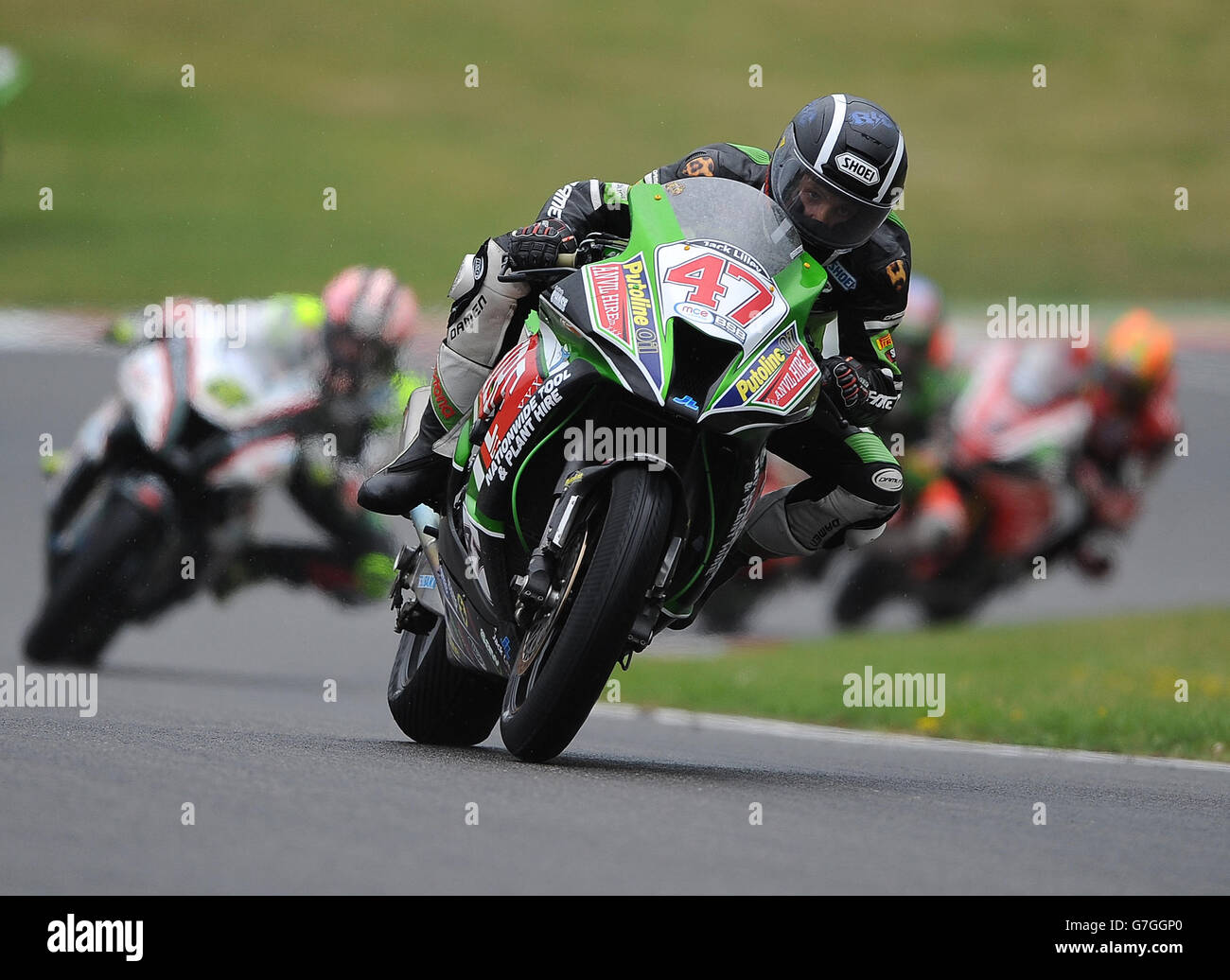 Motor Sport - 2014 MCE Insurance British Superbike Championship - Round 5 - Brands Hatch. Richard Cooper, Kawasaki - Anvil Hire TAG Racing Stock Photo