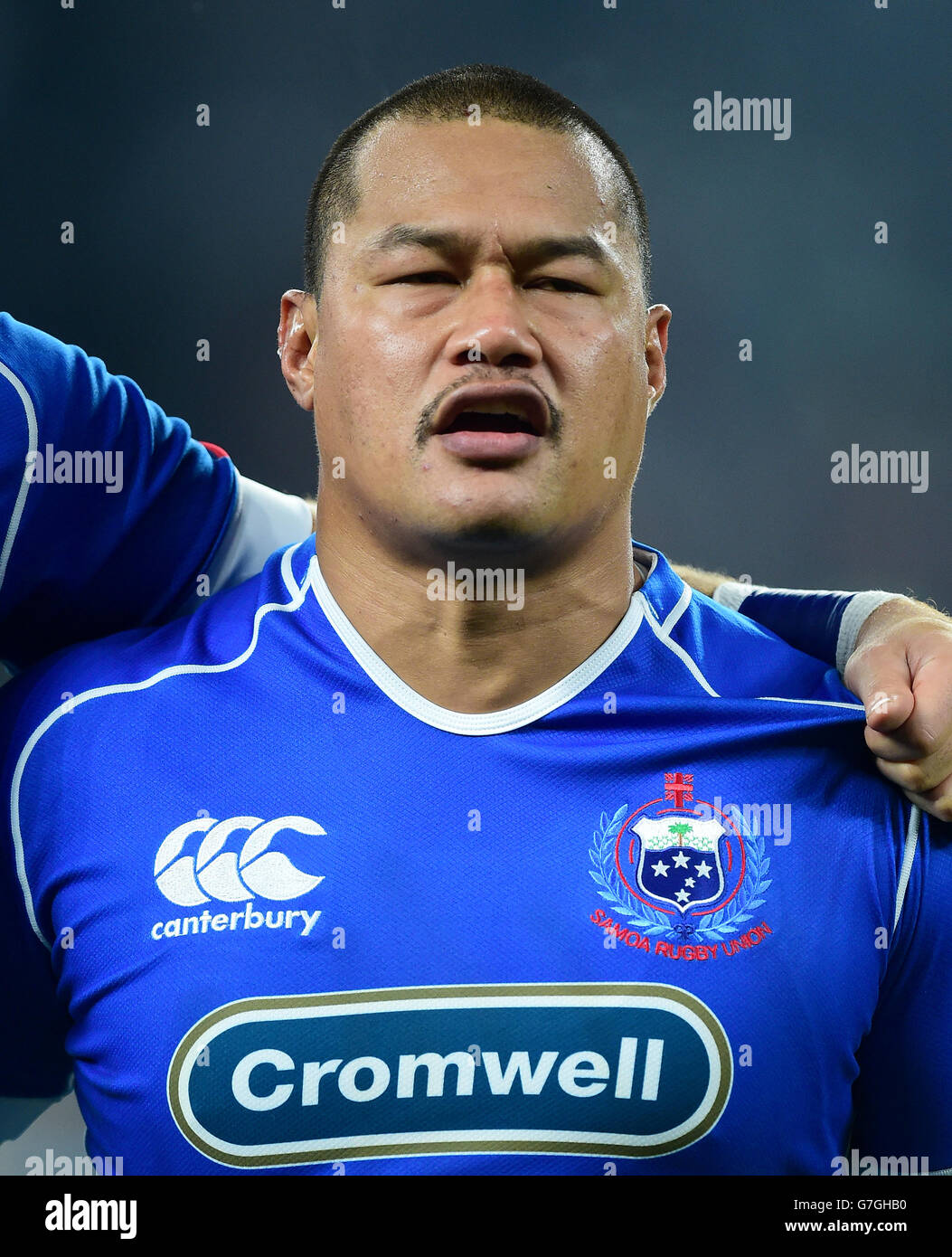 Rugby Union - QBE International 2014 - England v Samoa - Twickenham. Ti'i Paulo, Samoa Stock Photo