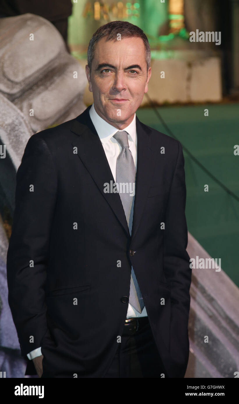 James Nesbitt arrives on the green carpet for the premiere of The Hobbit: Battle of the Five Armies, at the Odeon Leicester Square in central London. Stock Photo