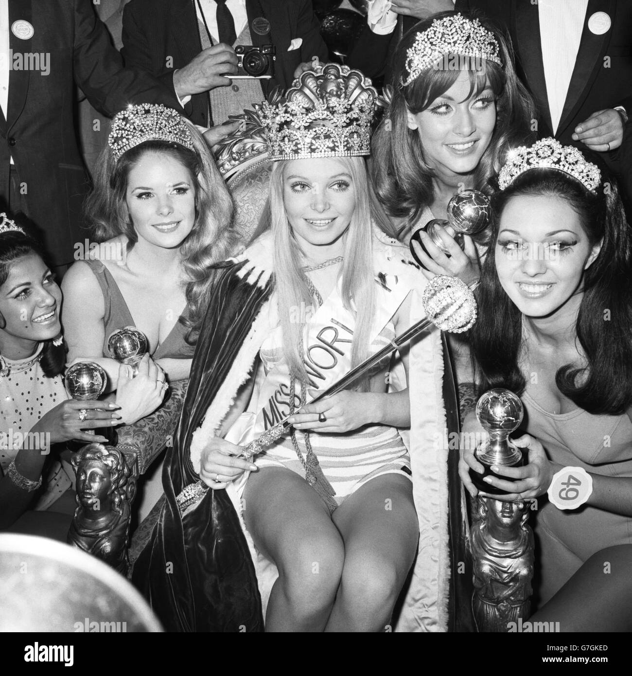 Miss World 1969 - Royal Albert Hall, London Stock Photo