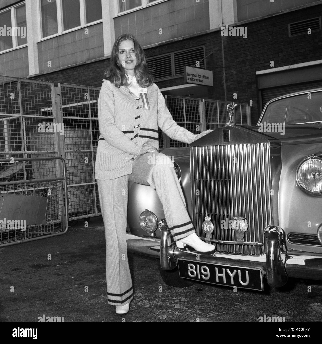 Miss World 1969 - Heathrow Airport, London Stock Photo