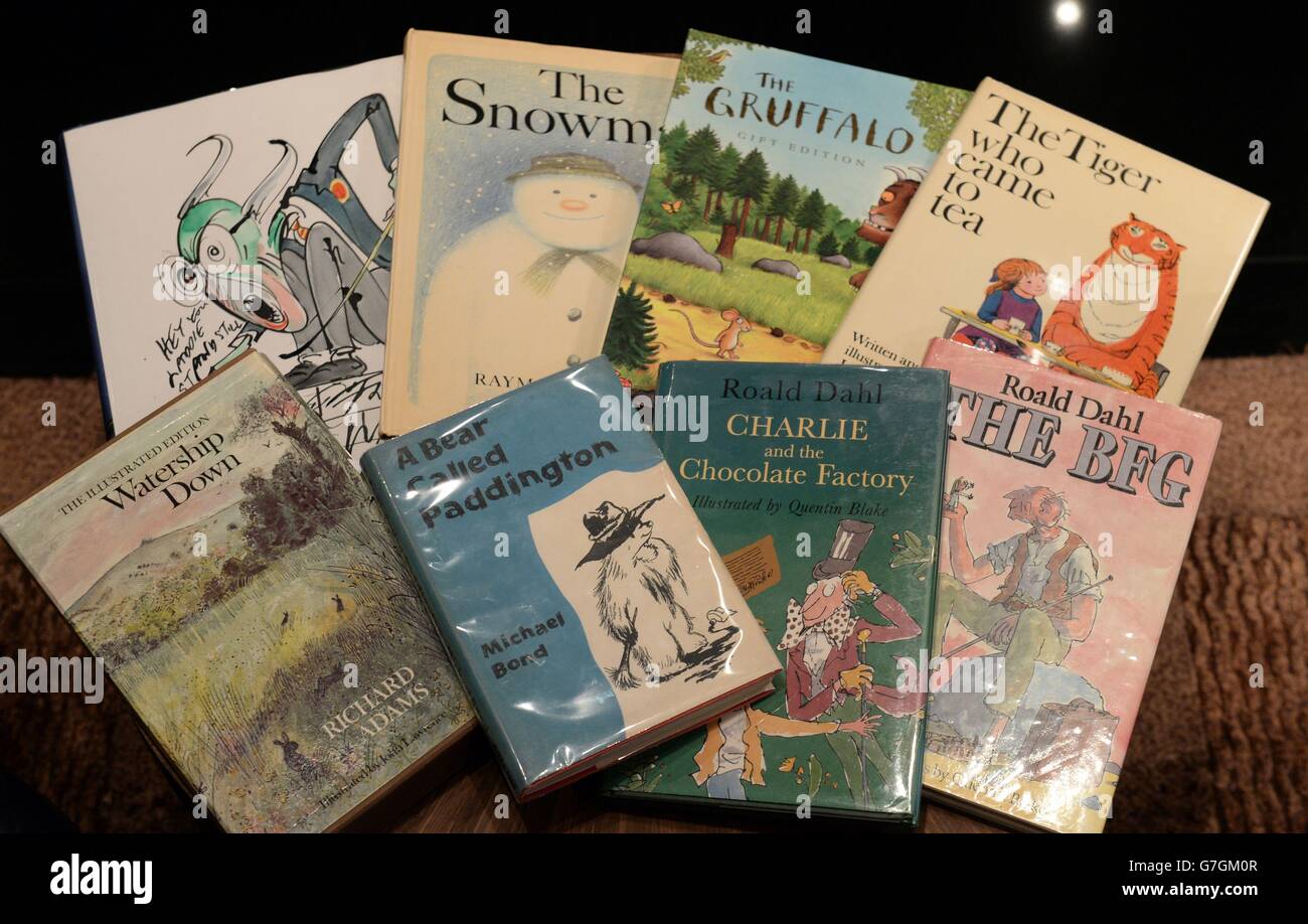 A collection of first editions containing annotations from children's ...