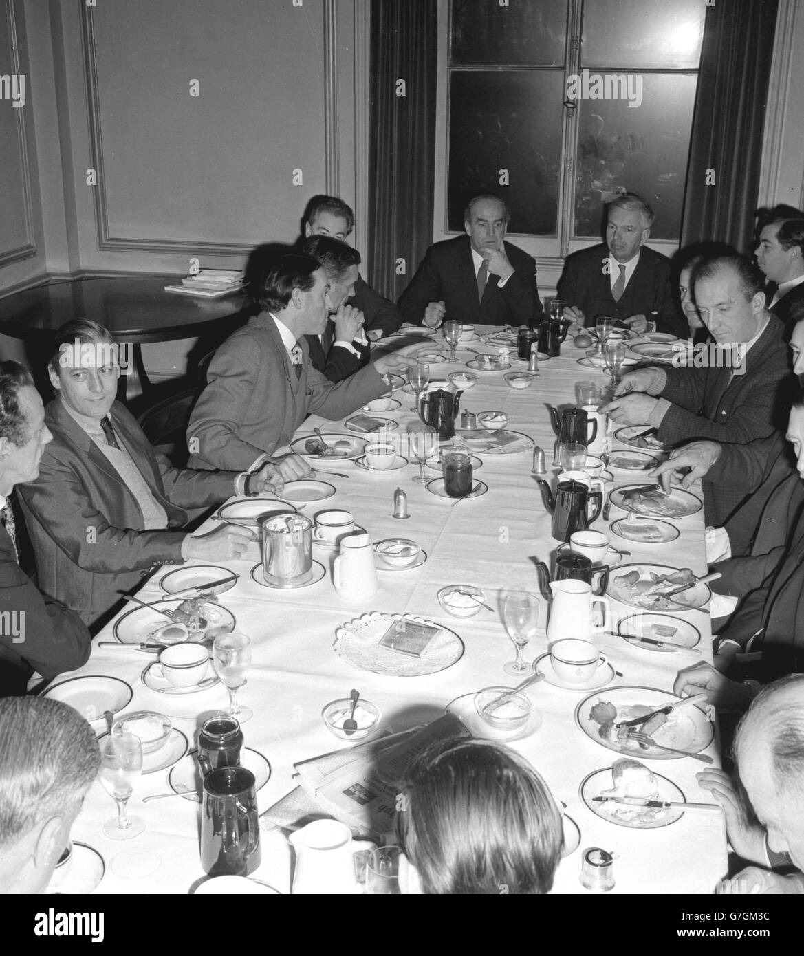Politics - Liberal Parliamentary Party Meeting - Jeremy Thorpe - Reform Club, London Stock Photo