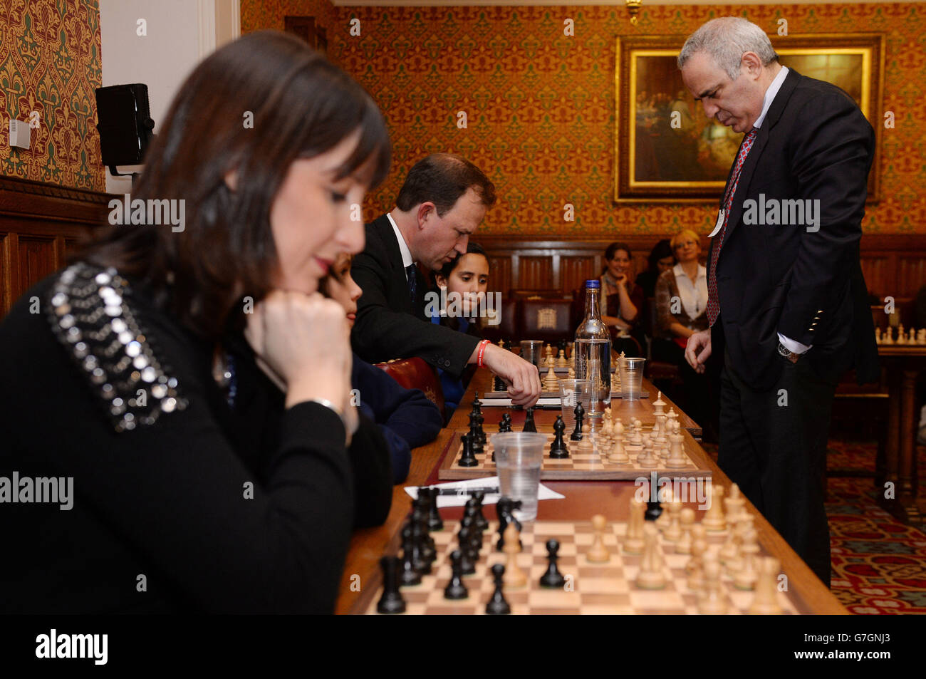 FIDE Elections: Kasparov's Team ~ Chess Magazine Black and White