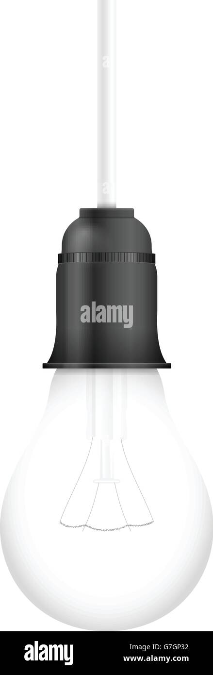 Bulb on white background. Vector illustration Stock Vector Image & Art ...