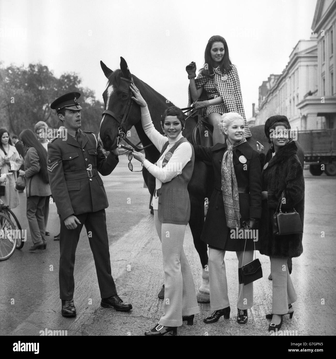 Miss World 1969 - Wellington Barracks, London Stock Photo
