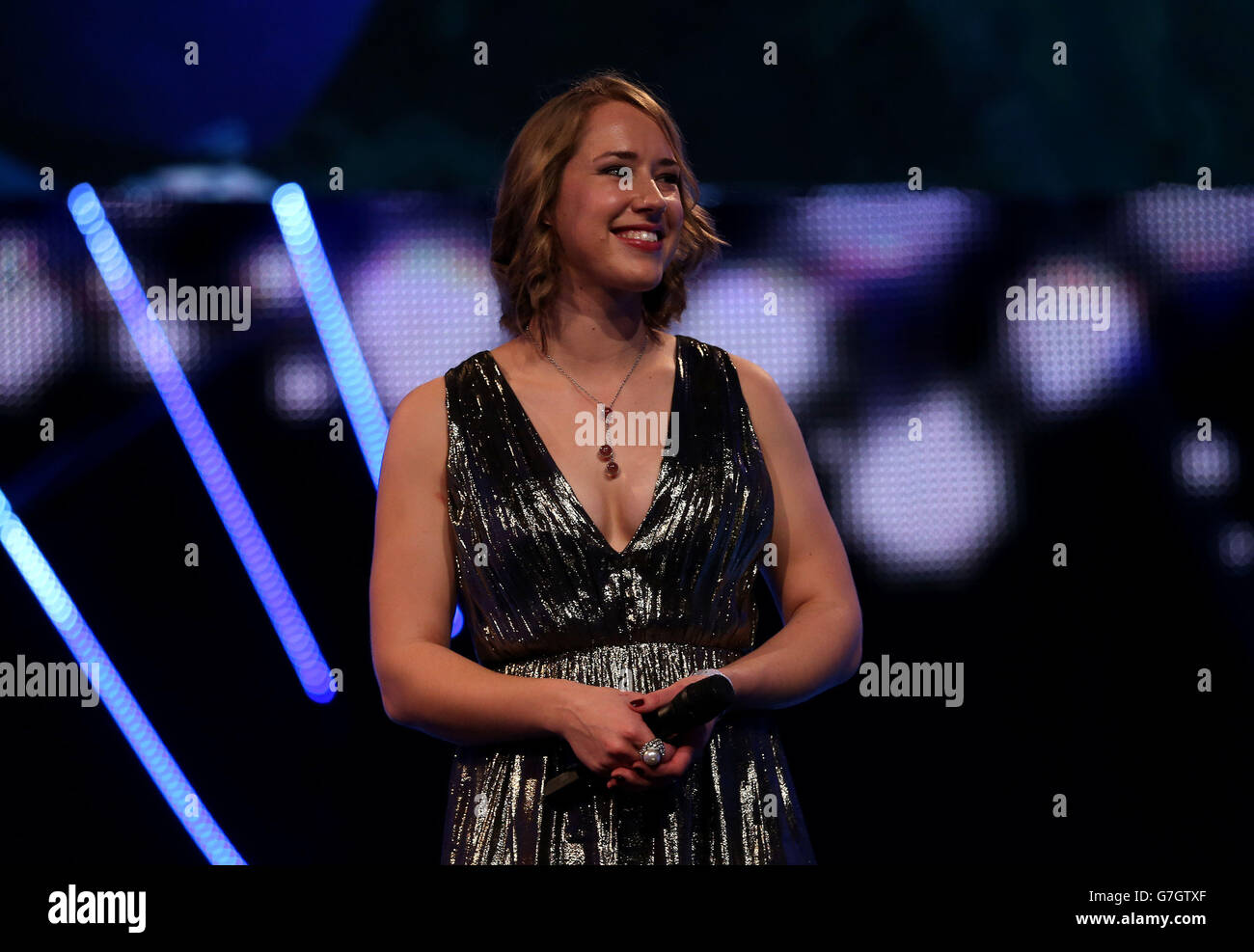 Lizzy Yarnold during the 2014 Sports Personality of the Year Awards at