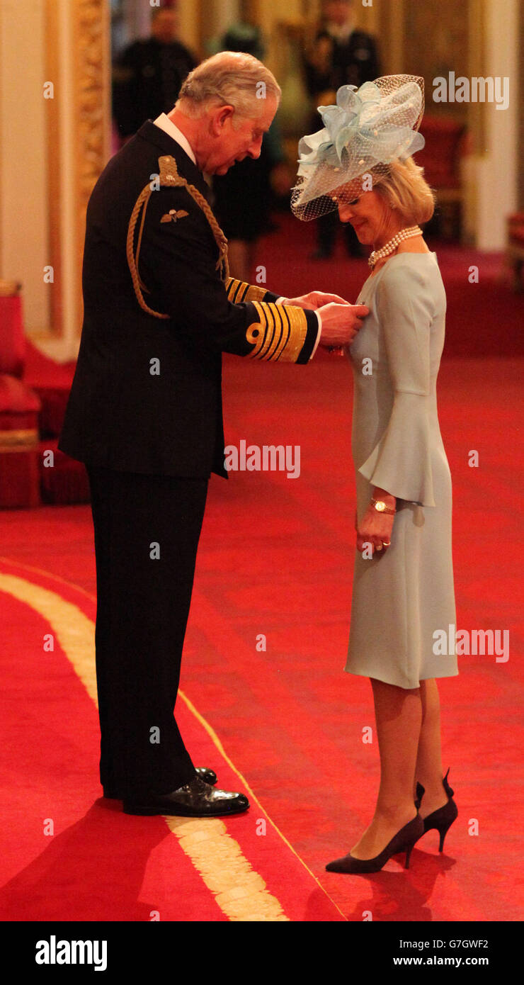 Penelope, Viscountess Cobham from London is made a Commander of the