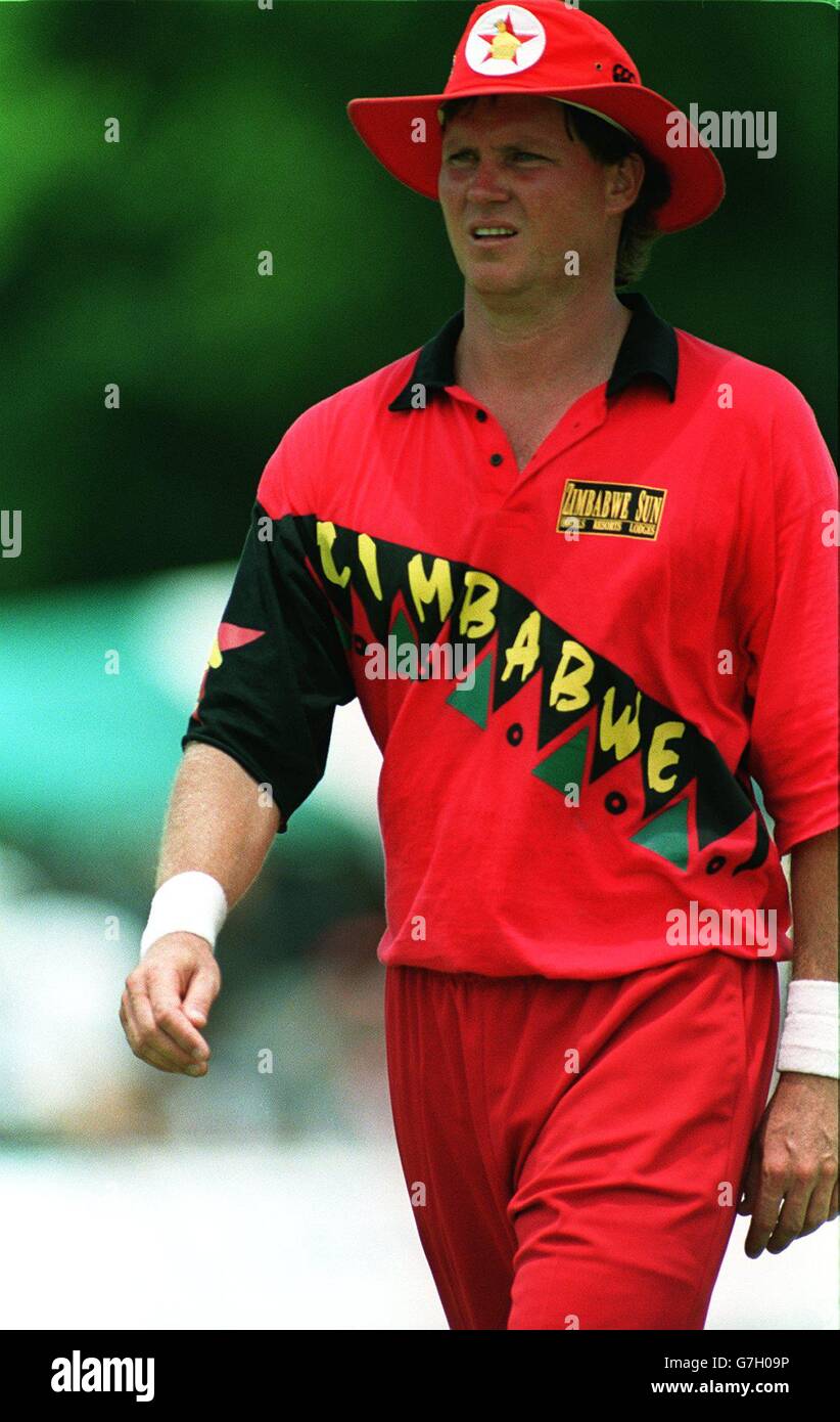 Cricket Zimbabwe v England 1st one day game Stock Photo Alamy