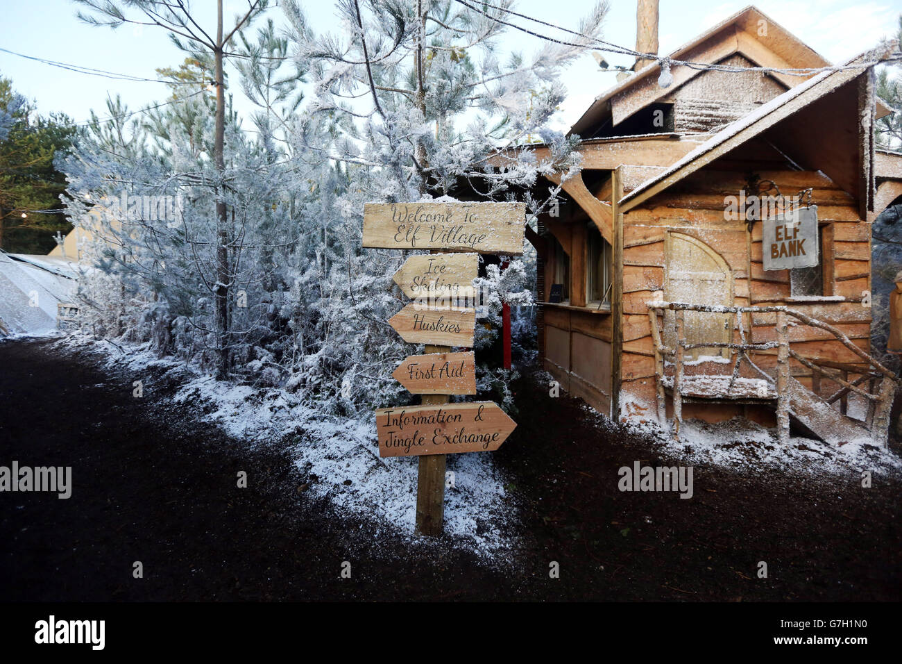 At Lapland Uk In Whitmoor Forest High Resolution Stock Photography and
