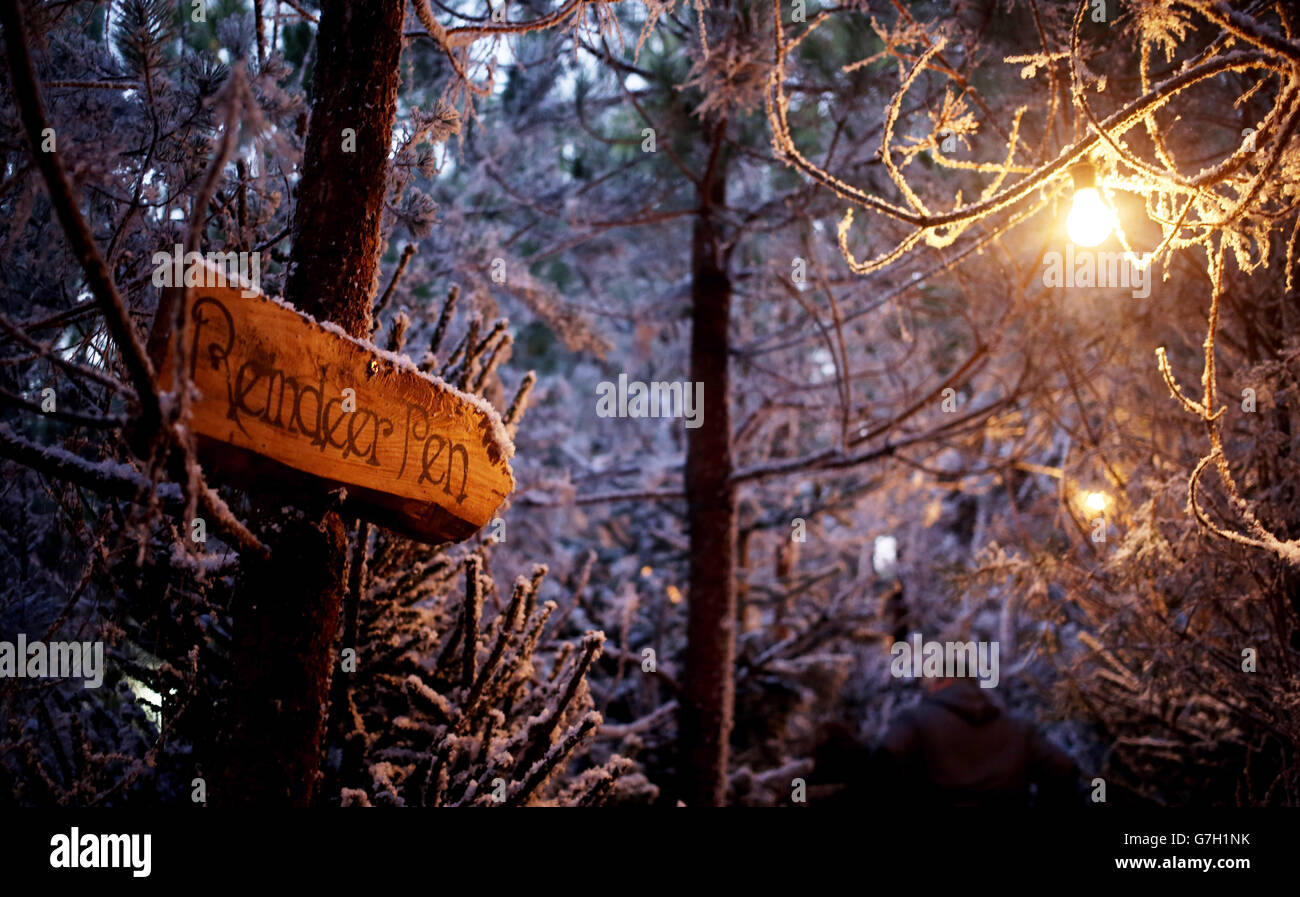 Lapland UK - Berkshire Stock Photo