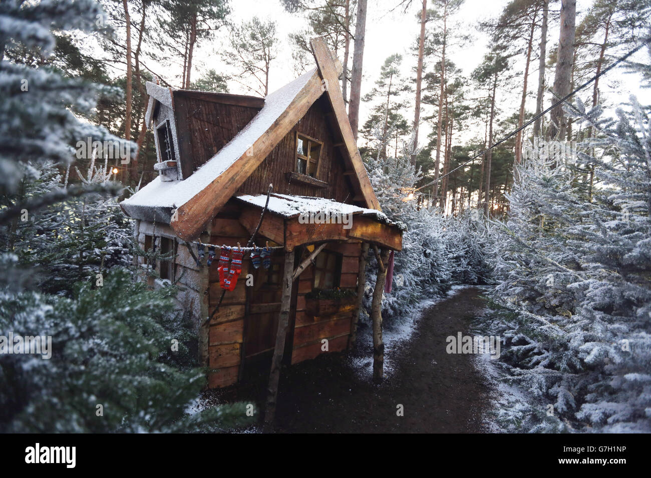 At Lapland Uk In Whitmoor Forest High Resolution Stock Photography and