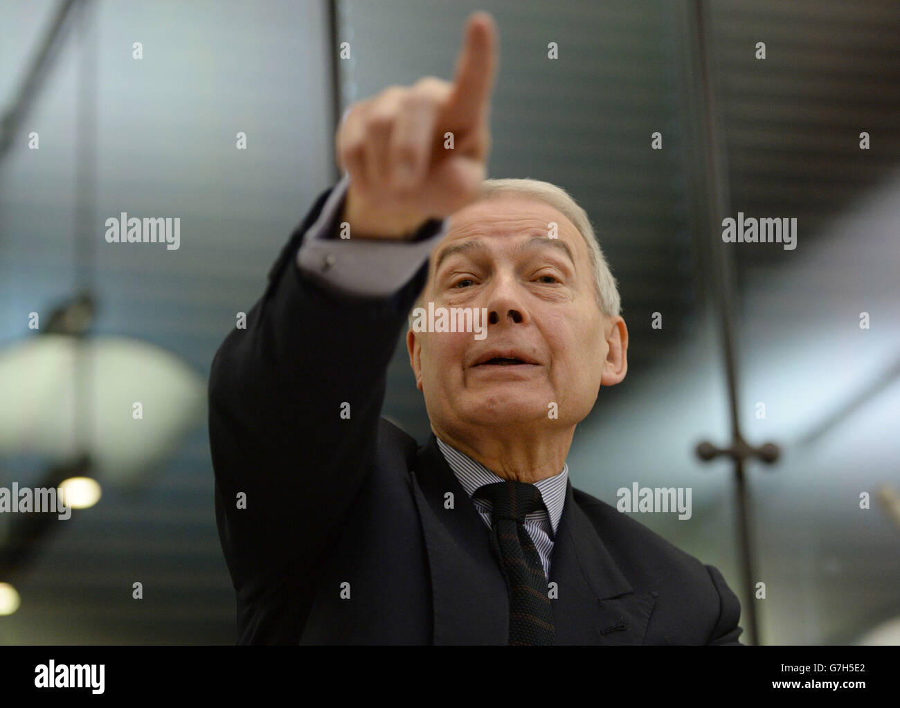 Labour MP Frank Field speaks at the All-Party Parliamentary Inquiry into Hunger in the UK in the House of Commons, London which launches a blueprint to eliminate hunger in Britain by 2020. Stock Photo