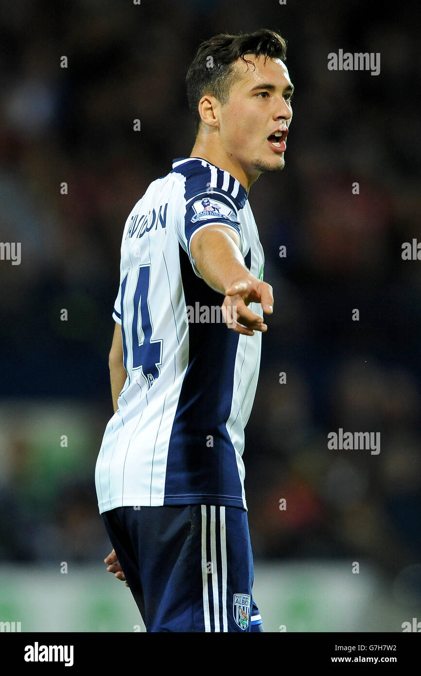 Soccer - Capital One Cup - Third Round - West Bromwich Albion v Hull City - The Hawthorns. Jason Davidson, West Bromwich Albion. Stock Photo
