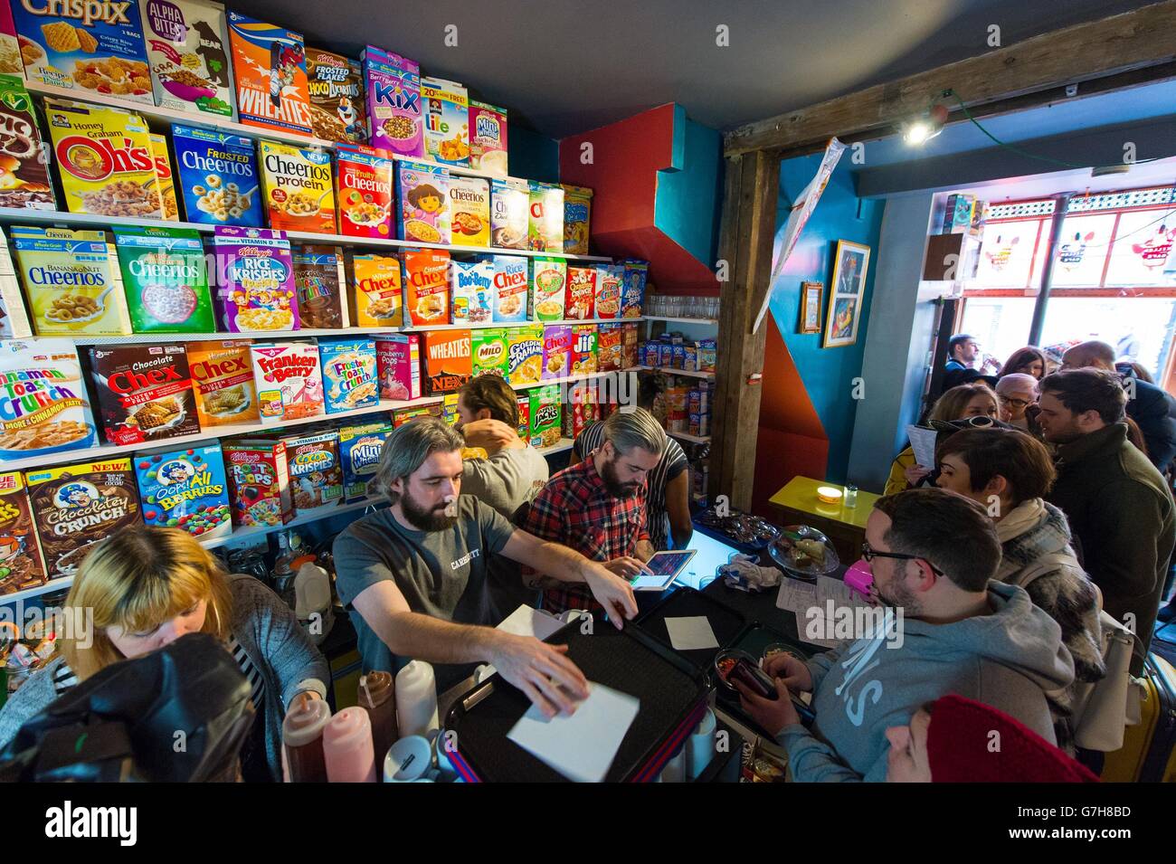 Cereal killer cafe hi-res stock photography and images - Alamy
