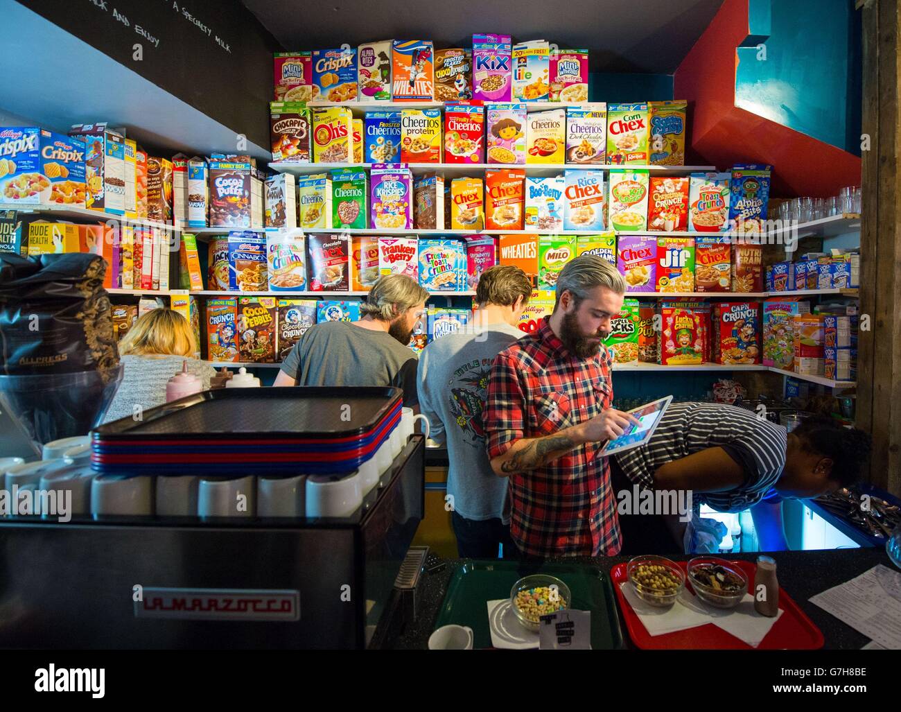 Cereal Killer cafe London Stock Photo Alamy