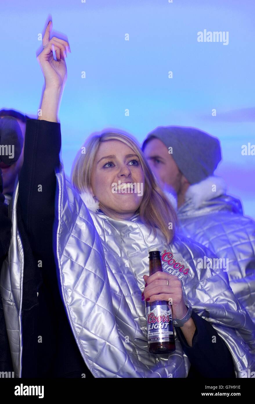 Coors Light Ice Bar Stock Photo Alamy