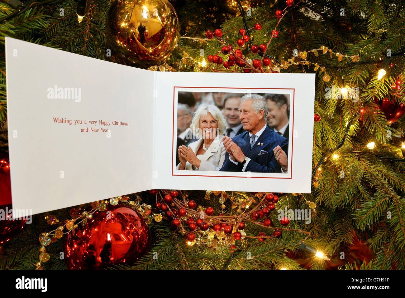 Royal Christmas cards Stock Photo Alamy